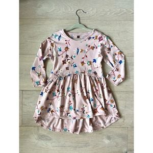 Tea Collection floral pink dress 2T